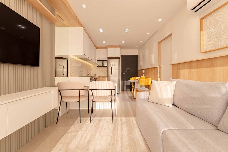 Elegante Loft a 250 Metros da Praia de Bombas