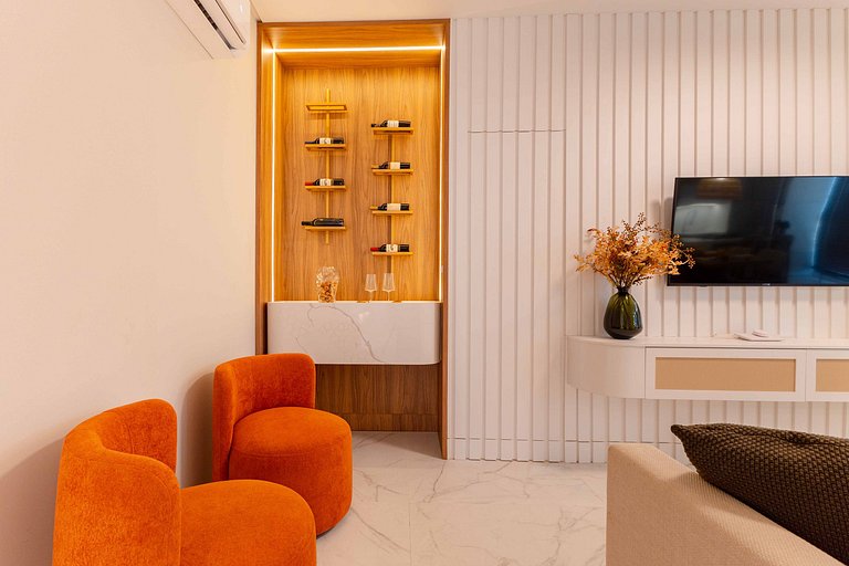 Apartamento Luxuoso Frente Mar na Praia de Bombas