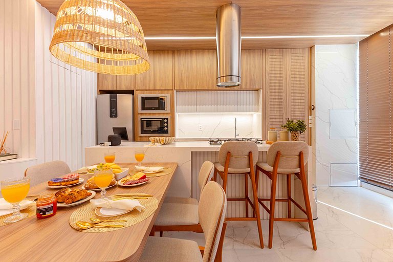 Apartamento Luxuoso Frente Mar na Praia de Bombas
