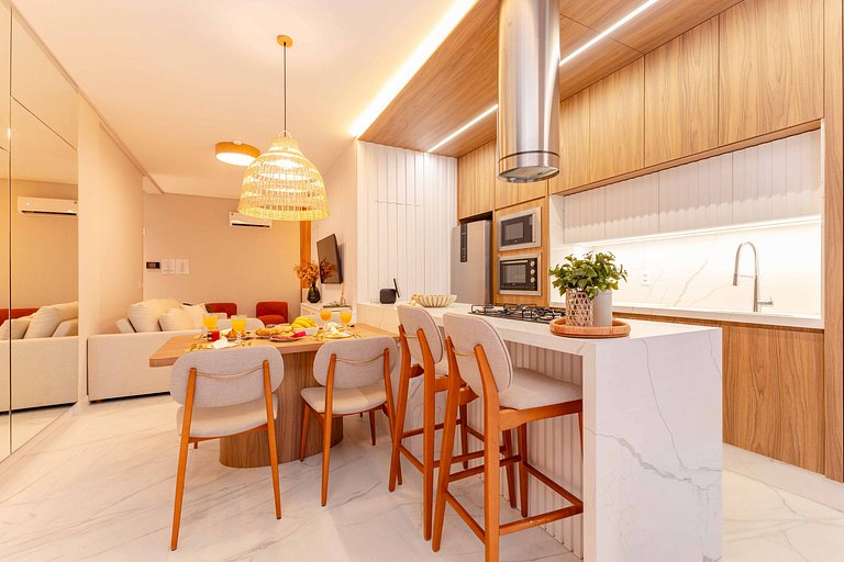 Apartamento Luxuoso Frente Mar na Praia de Bombas
