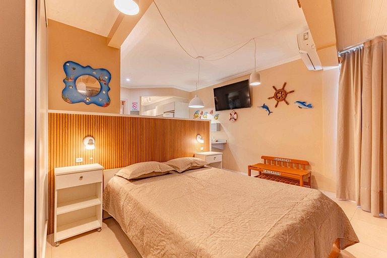 Loft Compacto a 100 metros da Praia de Bombinhas